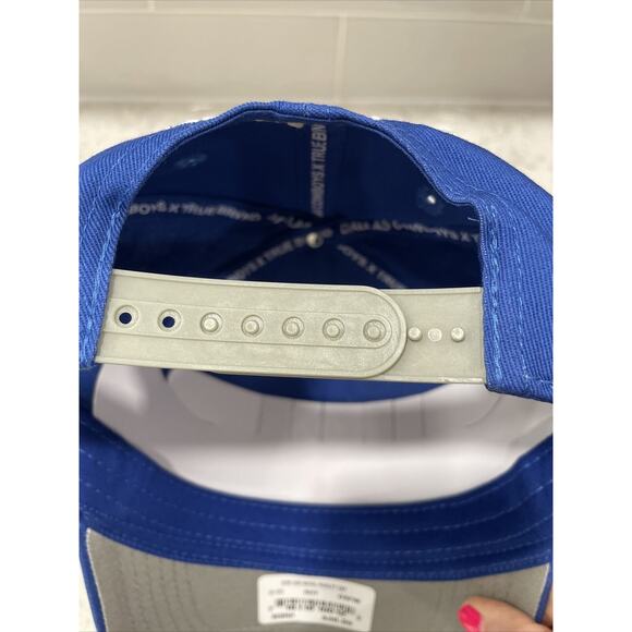 DALLAS COWBOYS Hat True Brvnd X Upside Down Royal Blue Paisley Snapback Cap NWT - Picture 8 of 9